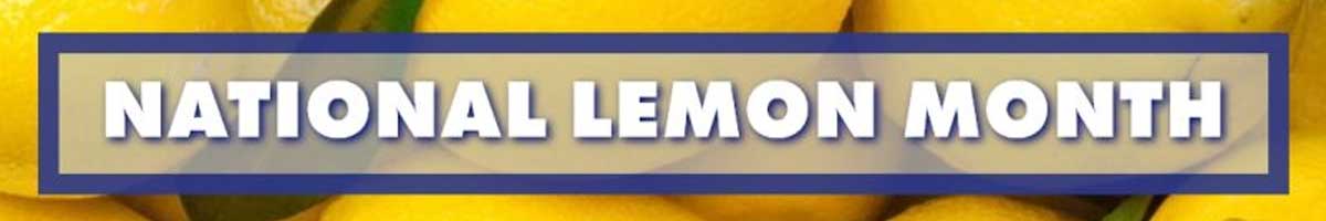 National Lemon Month