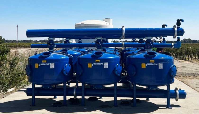 Landmark Irrigation Features Sand Media Filter Tanks
