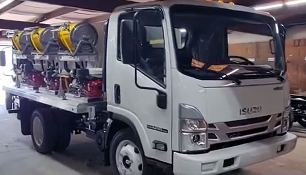 Reddick Roles Out Three Open Station Spray Trucks