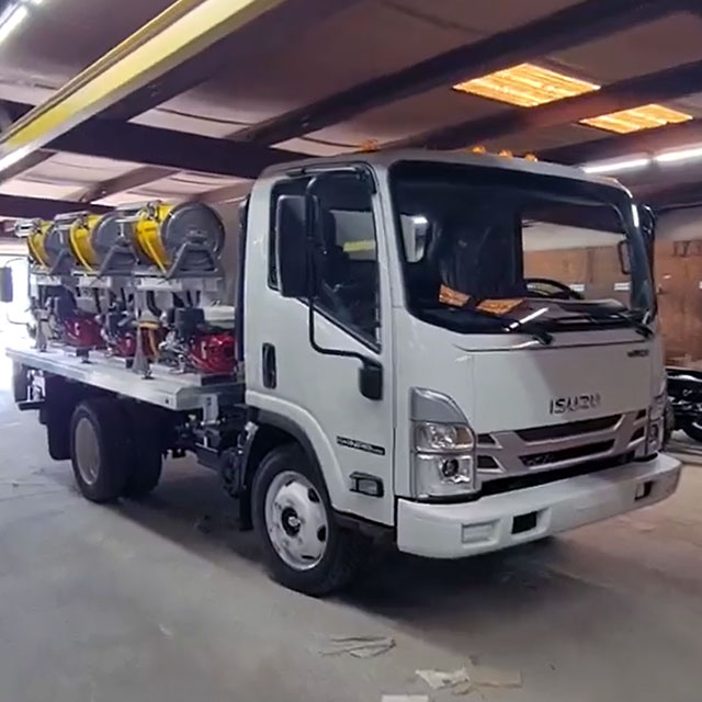 Reddick Roles Out Three Open Station Spray Trucks