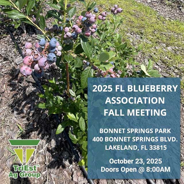 Triest Ag at the Florida Blueberry Growers Association Fall Meeting
