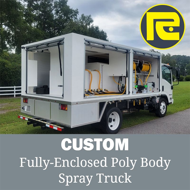 Reddick Equipment’s Fully Enclosed Poly Spray Trucks